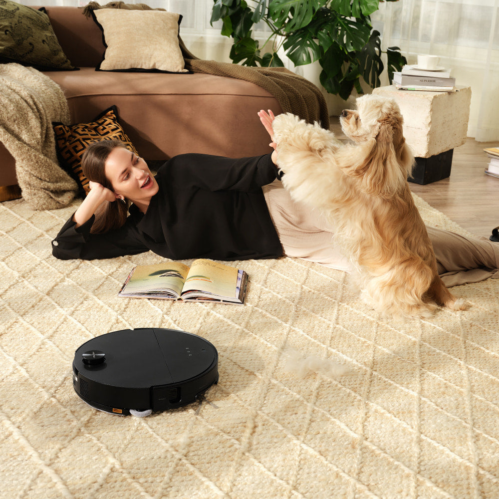saros 10 vacuuming pet hair from floor roborock australia